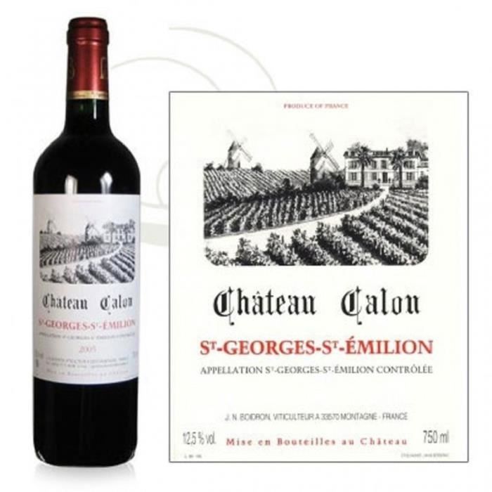 Ch. Calon 2015 St Georges St Emilion Rouge 75cl