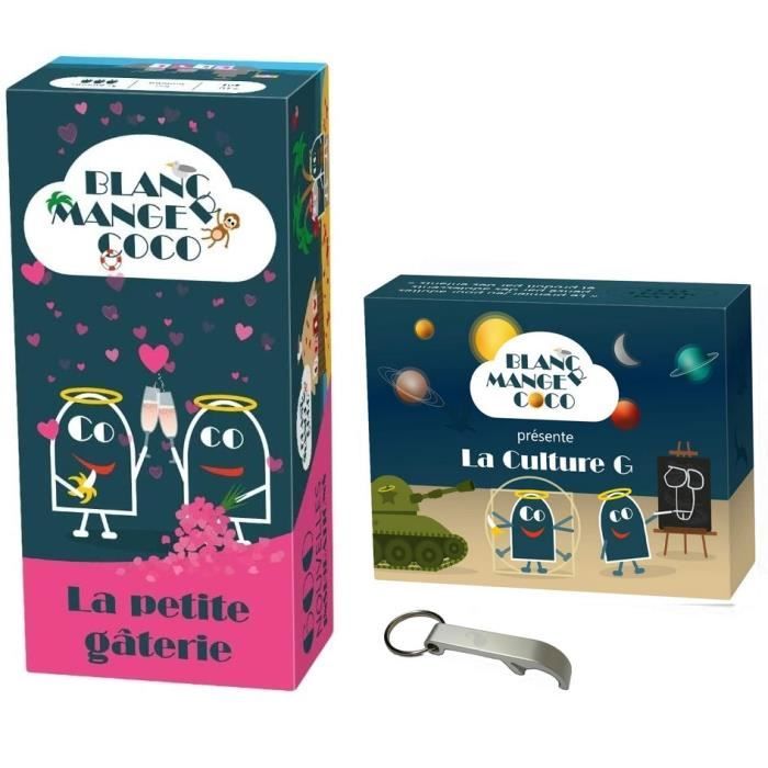 Pack Jeu Blanc Manger Coco Tome 3: La Petite gâterie + Extension Culture + 1 Décapsuleur Blumie