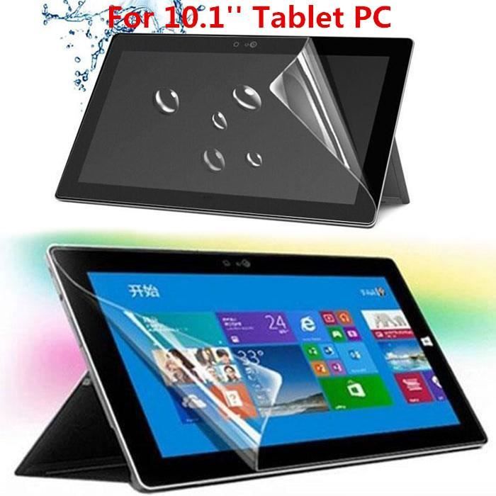 Écran de protection d'écran transparent anti-empreintes digitales pour tablette PC HD de 10,1 pouces