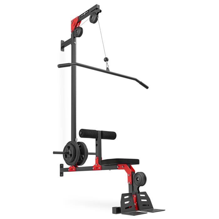 Marbo Sport Latzug avec siège et repose-pieds Latzug-Station LAT-Machine MH-W102 2.0