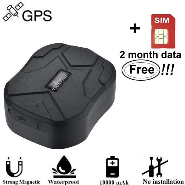 GPS et accessoires GPS Tracker Voiture Winnes Trceur GPS Voiture GPS Tracker avec Aimant localisateur de véhicule Moto ( 9608
