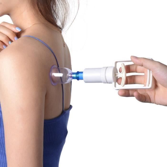 6 pcs - set Chinois Soins de Santé Médical Vide Corps Cupping Therapy Tasses Massage~CC10301