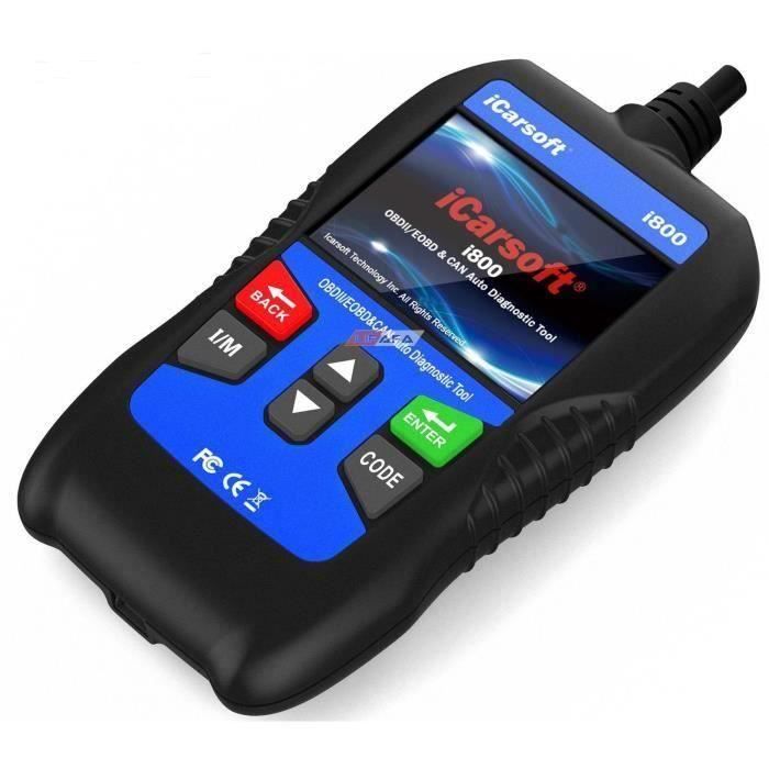 Valise Diagnostique Pro Multimarque En Français Obd2 avec Ecran - iCarsoft i800 - AUTOCOM DELPHI VCDS VAG COM