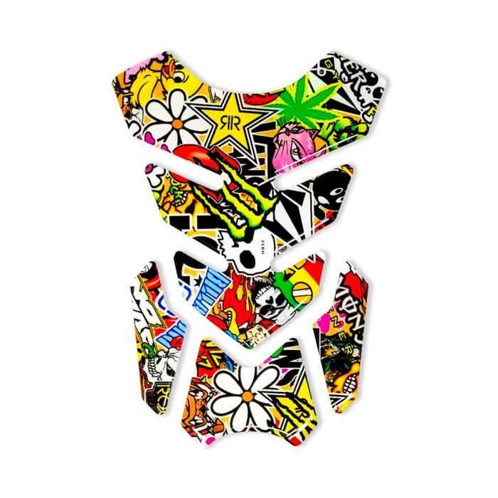 Protections de réservoir Moto Autocollant Sticker Bomb Universal