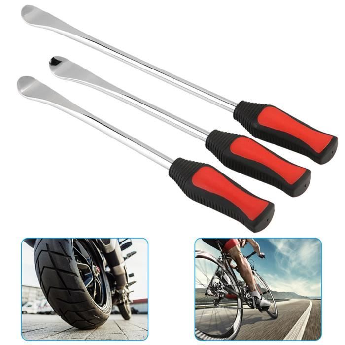 14.5 + 11.5 pouces pouces moto pneu changer cuillères levier fer roue jante protecteur Valve outil Kit HB042