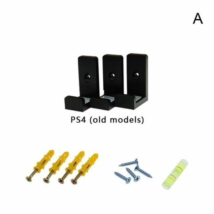 Accessoires tablettes,ABS Mainframe Support Support Mural Pour PS4 Pro Rack Mur De Gamepad Dock Support W8B8 - Type A