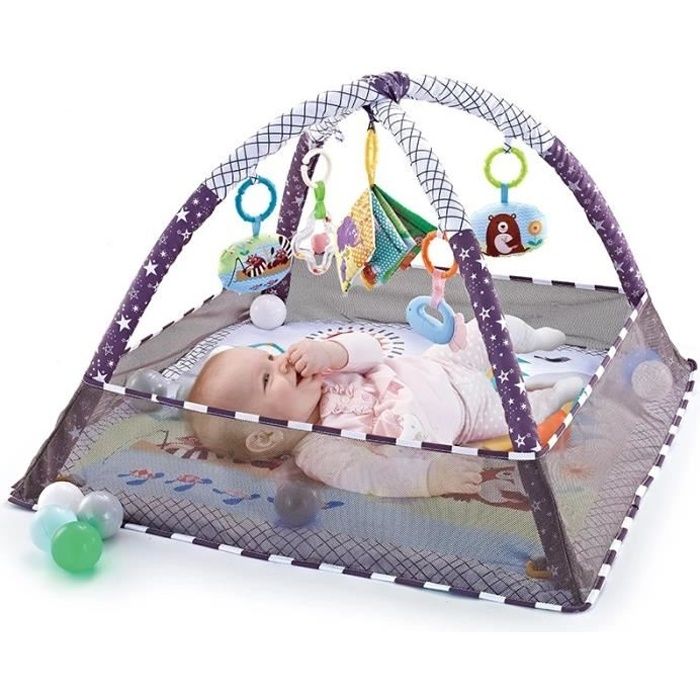 Tapis à ramper pour bébé garçon et fille, clôture multifonctionnelle, tapis à ramper, jouets d'éveil pour enfant de 0 à 18 mois