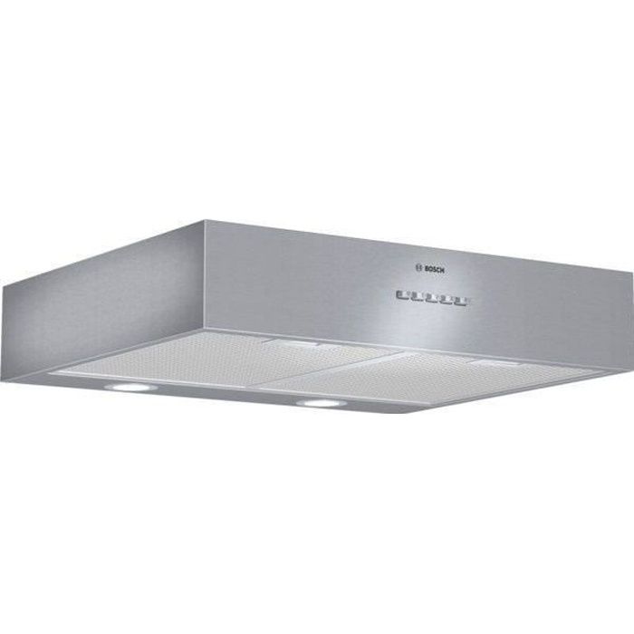 Hotte classique - BOSCH - DHU626ML - l 60 x P 50 cm - 1MOT 270M3/H -D - INOX