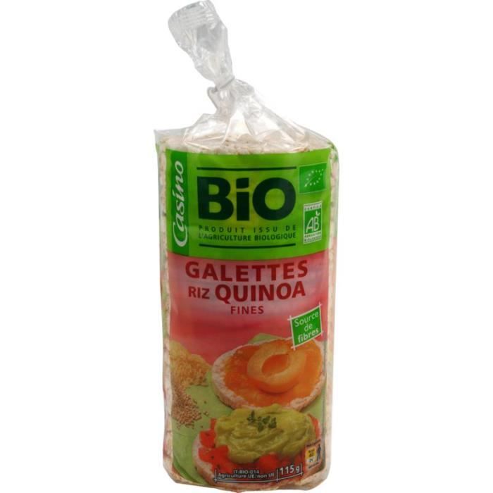 Galettes de riz quinoa - 115 g
