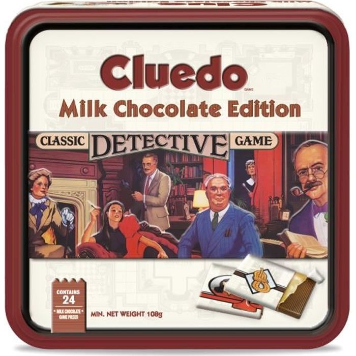 HASBRO _Jeux Edition en Chocolat _CLUEDO Boite luxe 108 g
