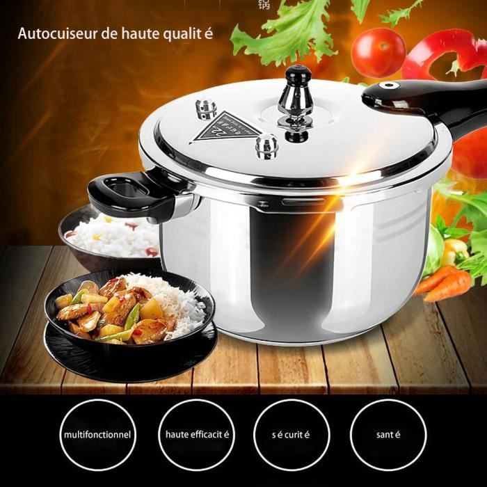 MEROUS L'autocuiseur en acier inoxydable de 5 L convient à toutes les sources de chaleur, y compris le type à induction
