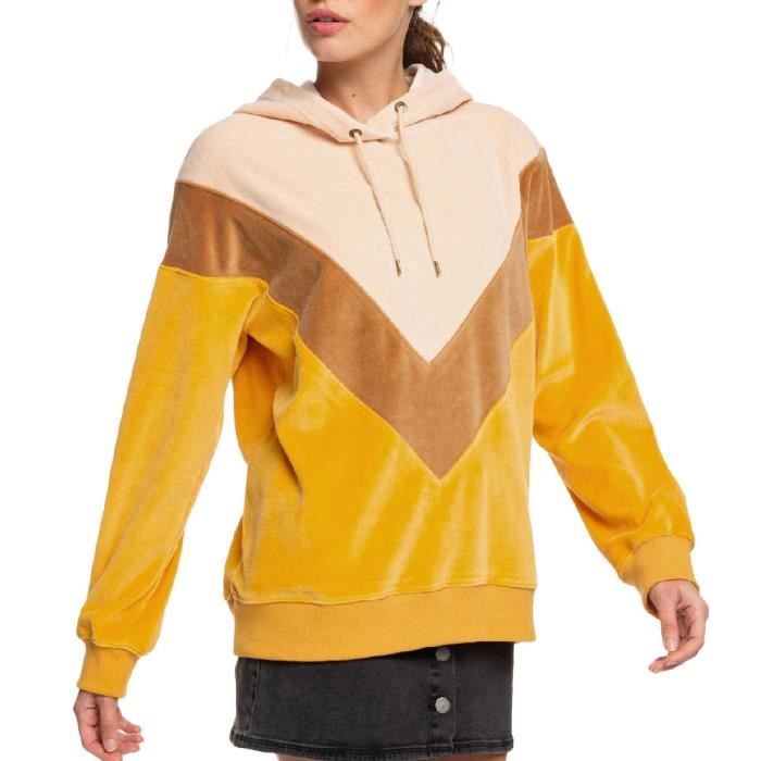 Sweat en velours Orange Femme Roxy Chasing Waves