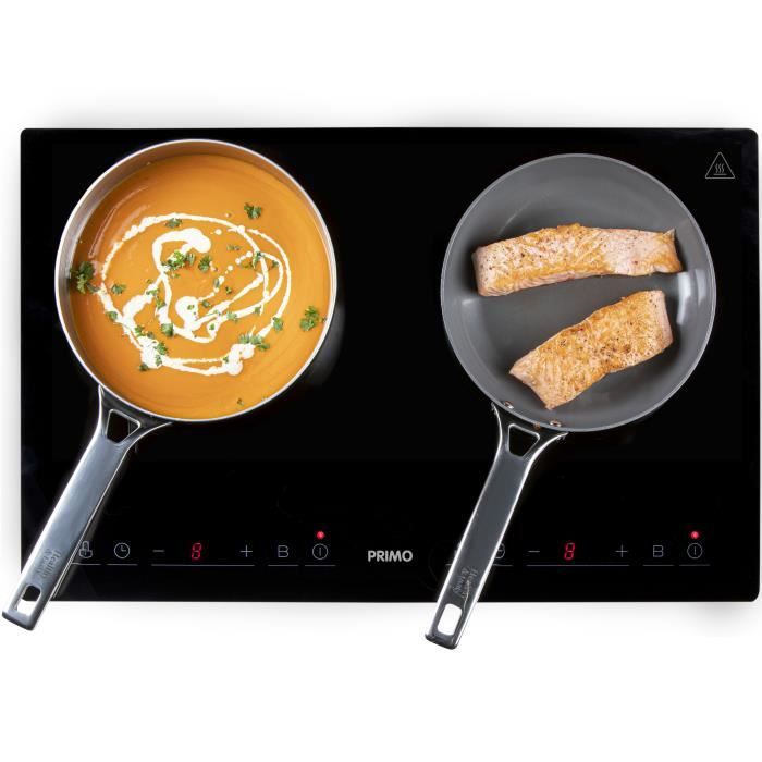 PRIMO PR300IKP Plaque à Induction Double - 2 Zones - 3500W - Noir