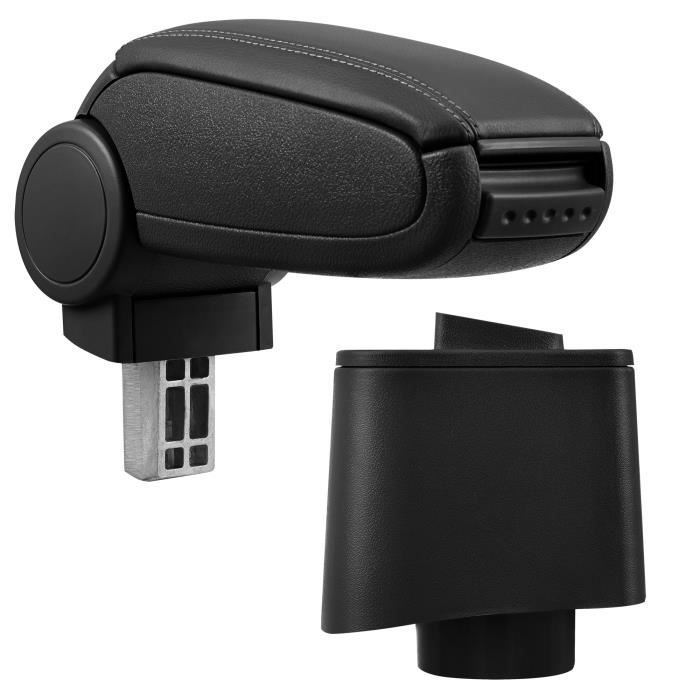 pro.tec accoudoir central spécifique pour VW Polo V (cinq)(type 6R) concernant les années modèles à partir de 2009 - accoudoir av...