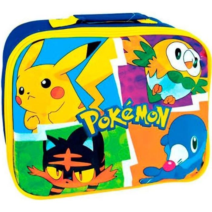 Sac à Goûter Repas Lunch Isotherme Pokémon Pikachu