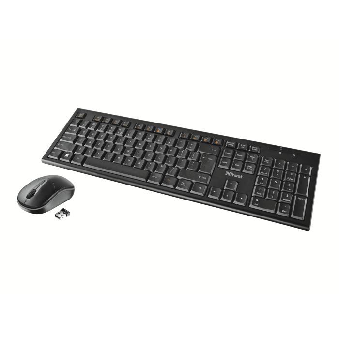 Trust Nola - Ensemble clavier et souris - 2.4 GHz…