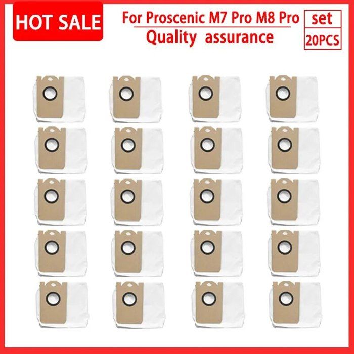 PièCes de Rechange Sac à PoussièRe pour Proscenic M7Pro, M7Max, M8Pro PièCes de Rechange Sac à PoussièRe pour Proscenic M7Pro, M7Max, M8Pro