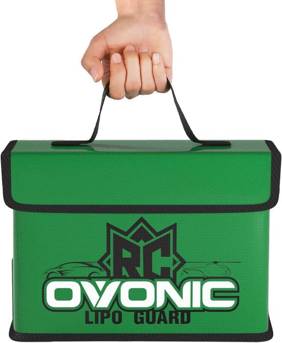 Sac De Sécurité OVONIC Lipo – Ignifuge Et Anti-explosion, Pour Batteries LiPo/NiMH/LiFe