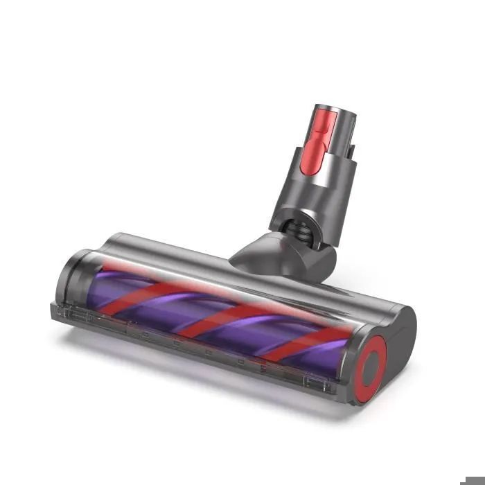 Aspirateur Balai - Turbo - 618 - Brosse Rotative Motorisée - Lumière LED - Gris - Vicsonic