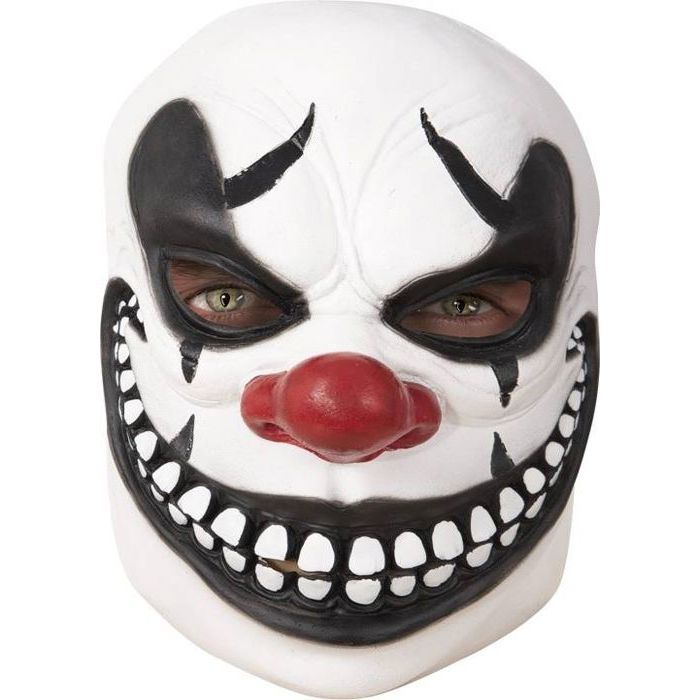 Masque De Clown En Latex Gris – Effrayant Et Réaliste – Pour Adultes Et Adolescents (+16 Ans) – Carnaval, Halloween, Fêtes Horreur