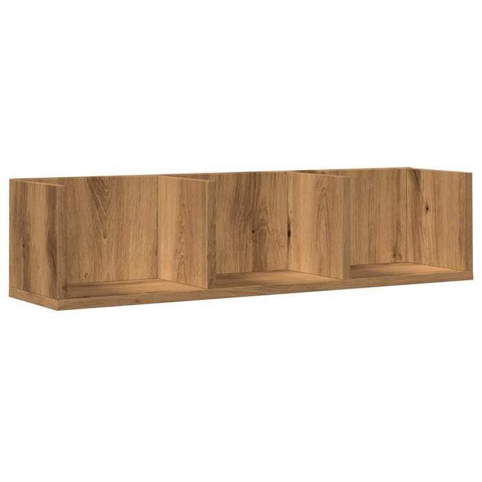 Meilleures Étagère murale - Meuble étagère dexposition - à CD chêne artisanal 75x18x18 cm - bois ingénierie SSDC4811040