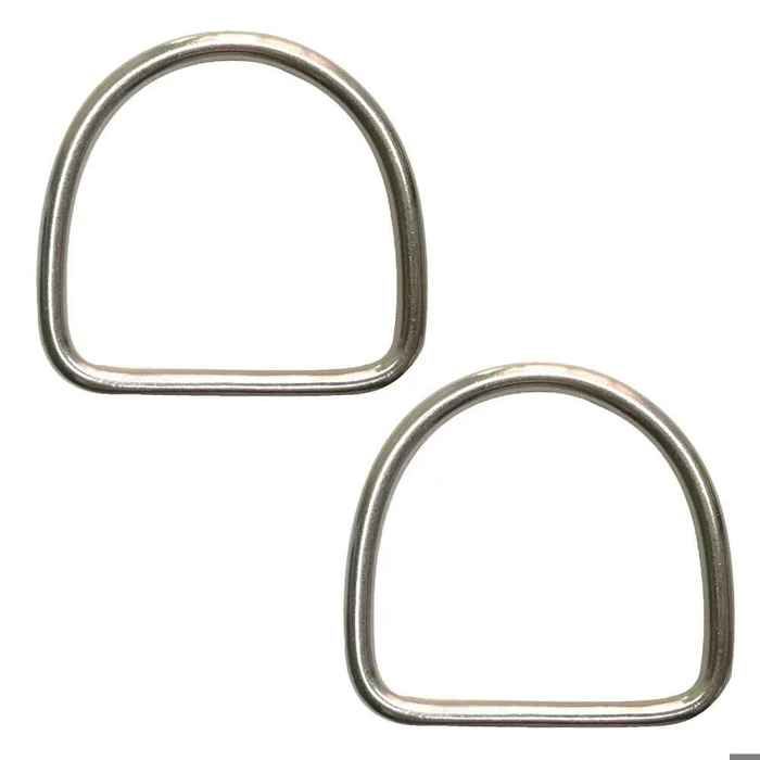 YIZITU Lot De 2 Bloqueurs Ceinture Poids Dentelés Acier Inox 316 – Anneaux D Intégrés Pour Plongée