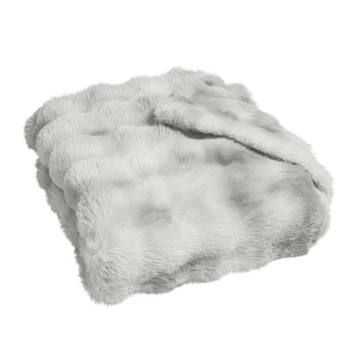Plaids - Douceur dIntérieur - MOUNTY - Polyester - 125 x 150 cm - Gris