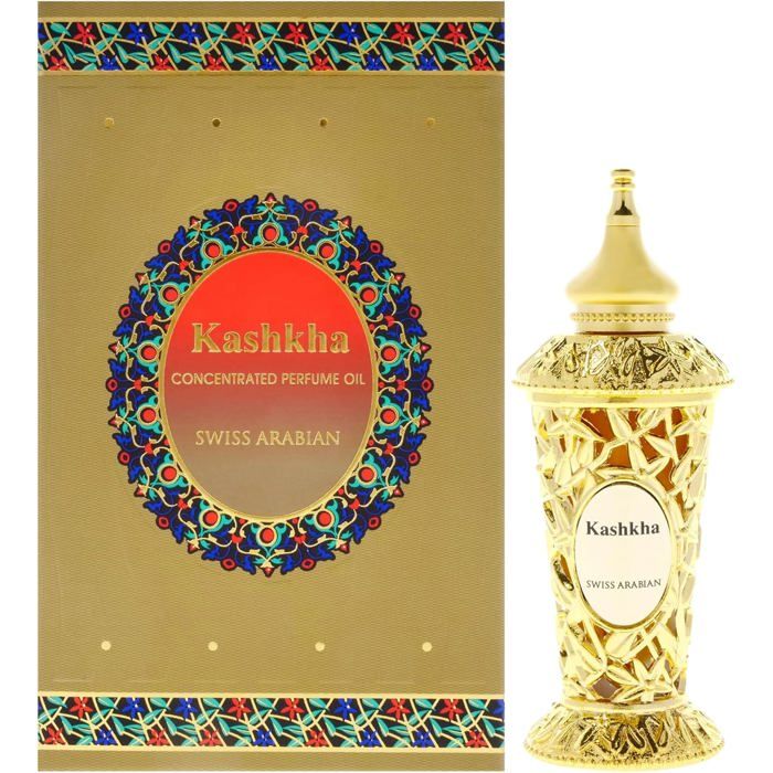 Parfum Huile Kashkha by Swiss Arabian 0.6 oz Unisexe - Fruité et Épicé