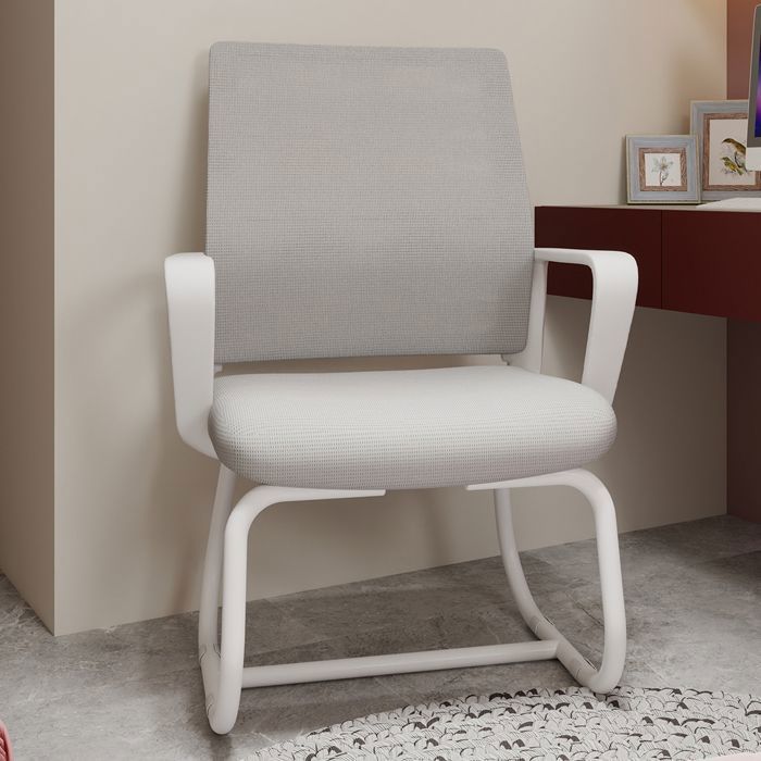 Chaise de bureau moderne minimaliste - cadre en métal doux et confortable utilisation à la maison et au bureau plusieurs couleurs