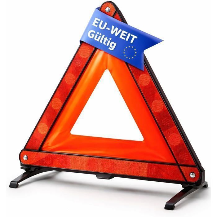 Equipement obligatoire, gilet jaune, triangle de signalisation