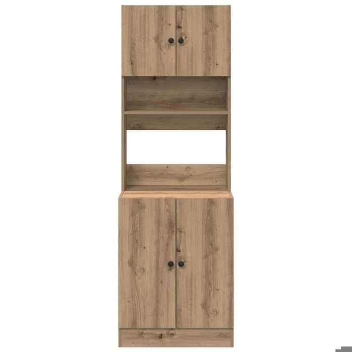 NEUF Commode salon polyvalente éléganteBuffet Enfilade de cuisine 2 pcs - Chêne artisanal 60 x 50 x 180cm FR00_72506729654