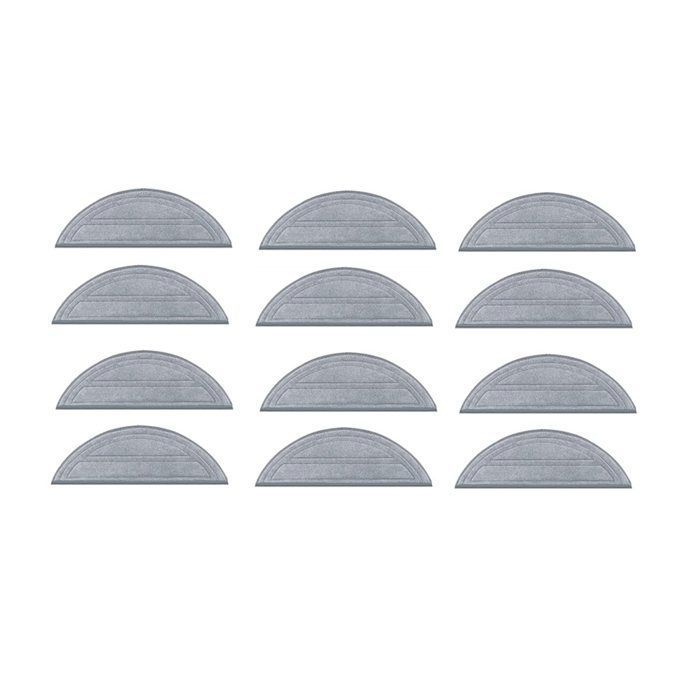Lot de 12 Chiffons de Nettoyage pour Aspirateur pour Roborock Q10 S5/Q10 S5+/Q10 VF/Q10V/Q10V+ - Accessoires et Lingettes de