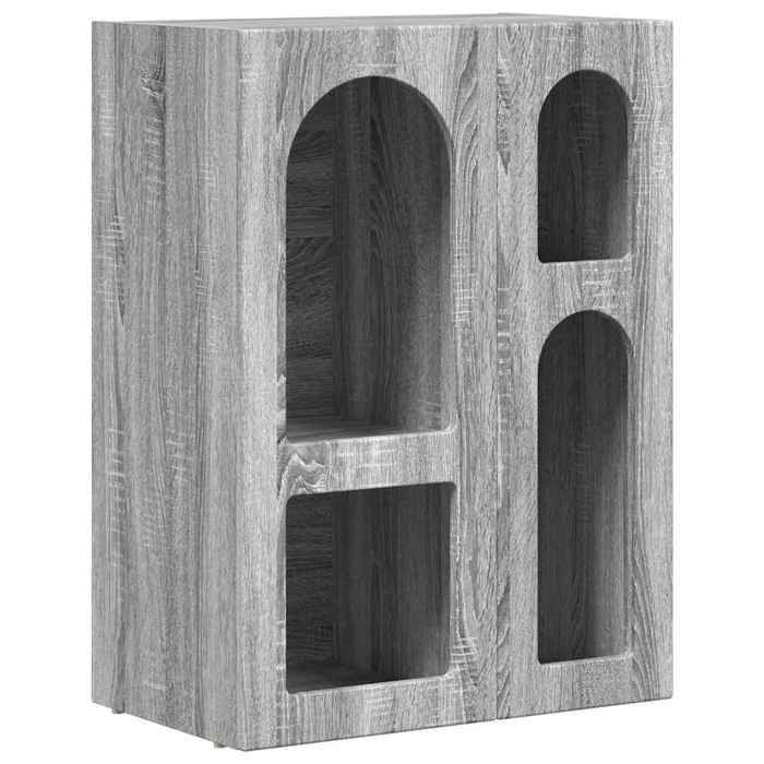 Buffet - vidaXL - meuble salle à manger - bois dingénierie - gris sonoma - 59 x 35 x 805 cm{aji52m}