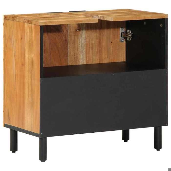 Meuble sous Lavabo de Salle de Bain - vidaXL - Marron - 62x33x58cm - bois - Espace de rangement 550988