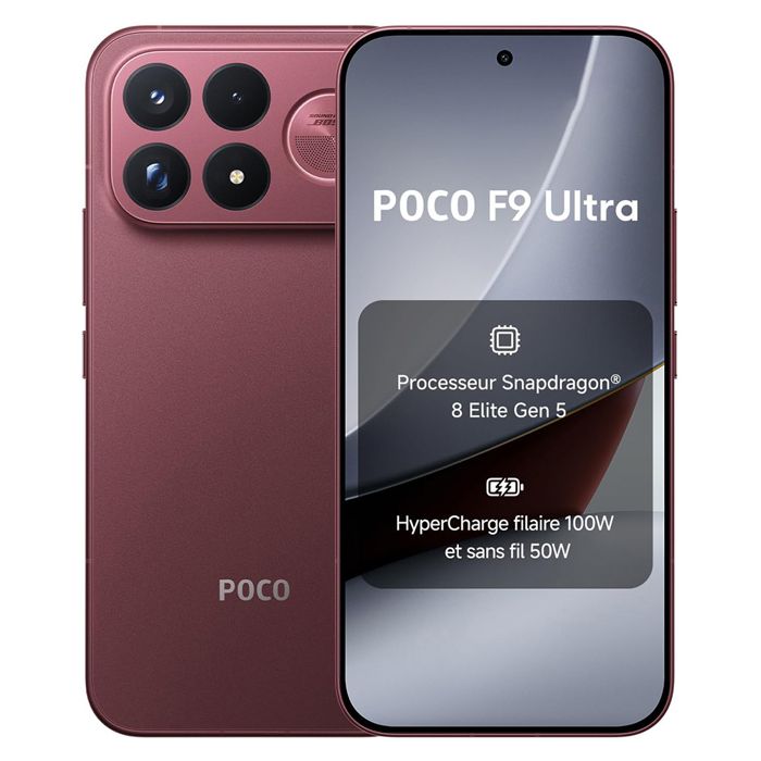 Smartphone POCO F9 Ultra RAM ROM Téléphone Portable Débloqué 5G