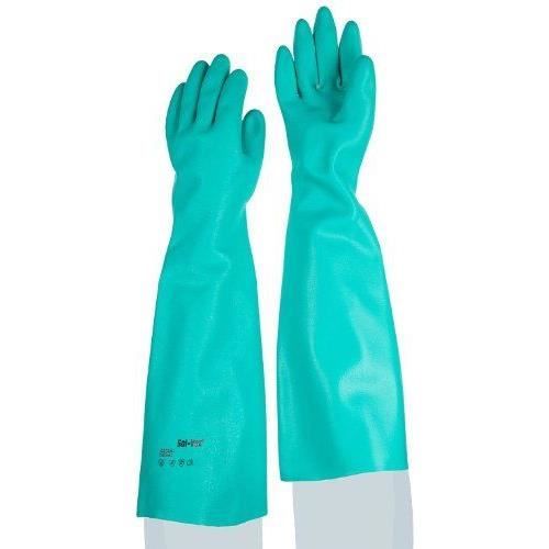 Gants Nitrile Bleu Ansell Marigold 37-501 - Lot De 12 Paires Taille L (8.5) - Neuf