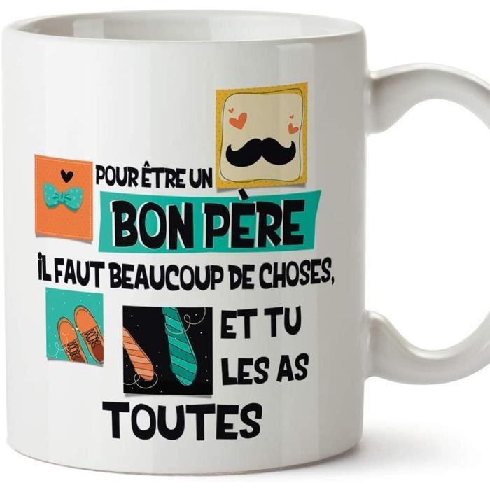 Papa Tasse Mug Pour Etre Un Bon Pere Tasse Originale Idee Fete Des Peres Cadeau Anniversaire Future Papa Ceramique 350 Ml 1 Cdiscount Puericulture Eveil Bebe