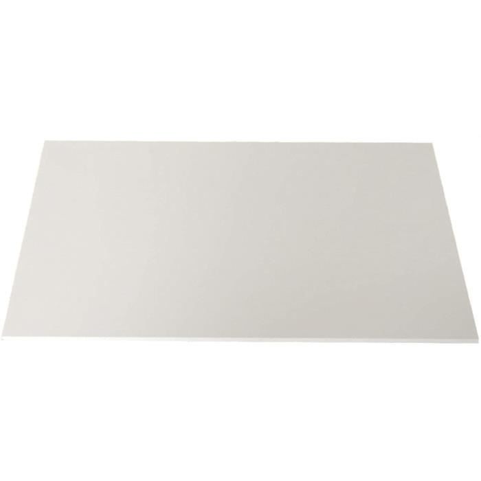 Plaque de mousse intégrale en PVC Blanc env. 1220 x 750 mm Convient pour une utilisation en intérieur et en extérieur [297]