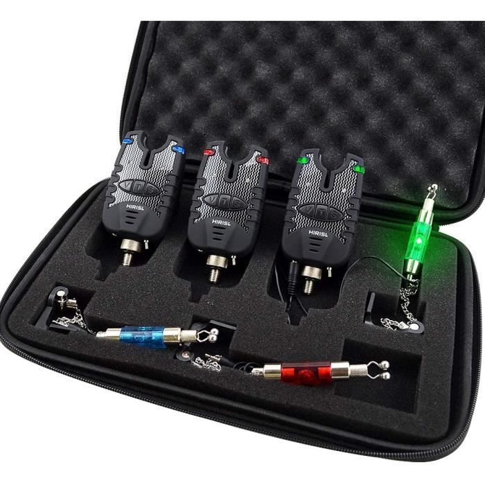 Hirisi Tackle S3-4S Alarme De Pêche Sans Fil Pour Pêche à La Carpe