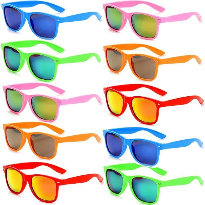 Lot Lunette De Soleil Rectangulaire Vintage Annees 80 Lunettes De Fete Fantaisie pour Hommes Et Femmes 1185 Achat Vente lunettes de soleil Black Friday Cdiscount