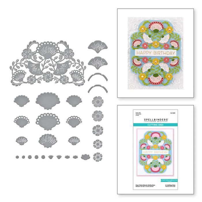28 Poinçons Découpe Champignon/Fleur INFUNLY - Pour Scrapbooking Et Cartes DIY