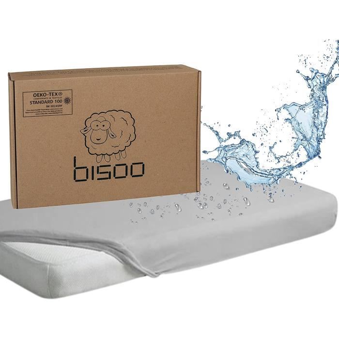 Bisoo Drap Housse Cododo 50x83 Impermeable - Alese Protege Matelas