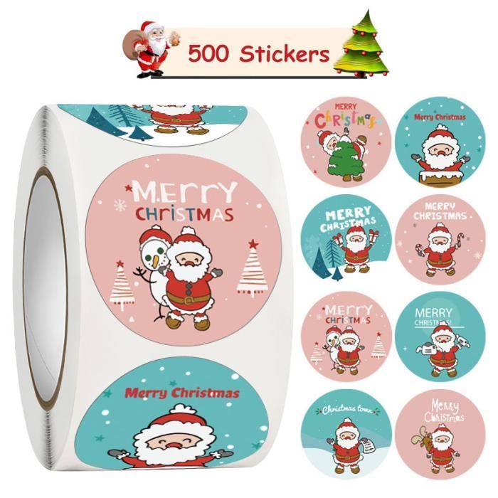 Planches 500 Autocollants De Noêl