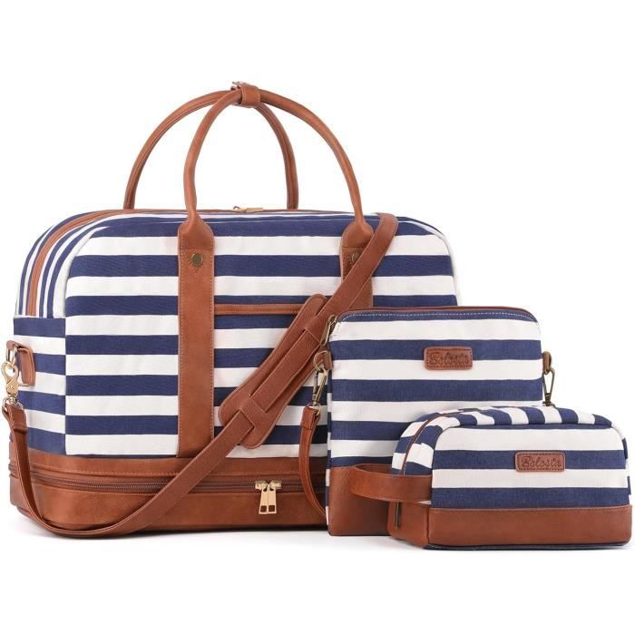 Sac De Sport 3 Raquettes Avec Compartiment à Chaussures - Imperméable - Taille Unique - Couleur Café/Blanc