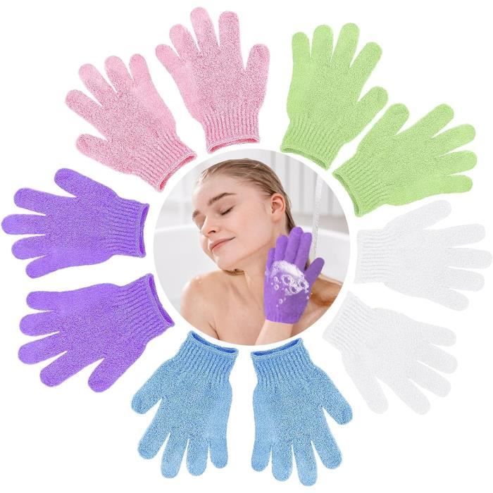 Gants De Bain Bébé 4 Pièces - Forme Animaux Doux Et Absorbants - Pour Peau Sensible - Accessoire Salle De Bain