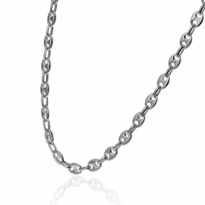 Chaîne fine en argent massif 925 longueur 43cm Chaîne fine en argent massif 925 longueur 43cm