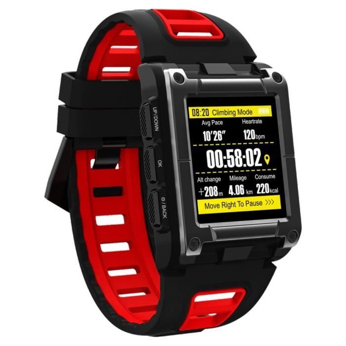 IP68 professionnelle natation étanche intelligent Montre Bluetooth GPS Wristband ba7720