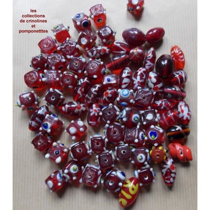 60 Millefiori Perles De Verre 6 mm Cube Multicolore Bijoux Bricolage Strang Best r233 