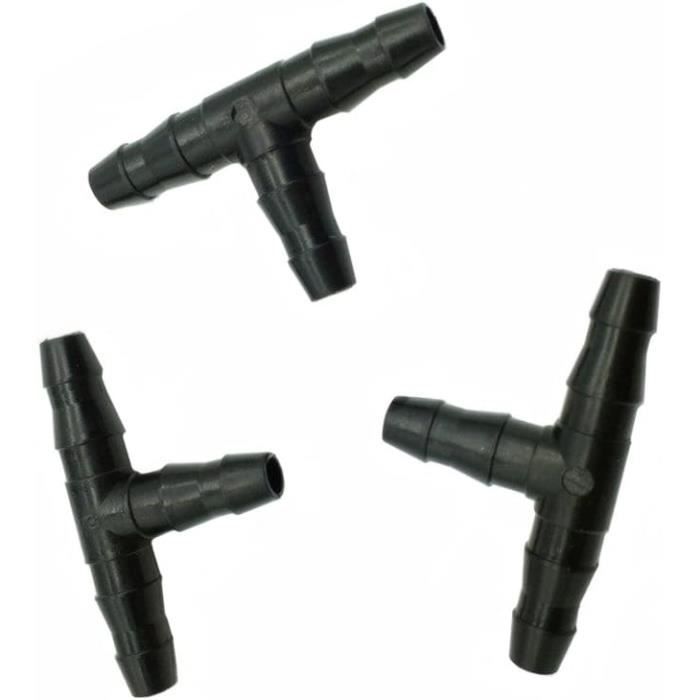 Lot De 10 Connecteurs En T Pour Tente – Plastique, Diamètre Intérieur 16 Mm, Pour Cadres, Supports Plantes, Armoires