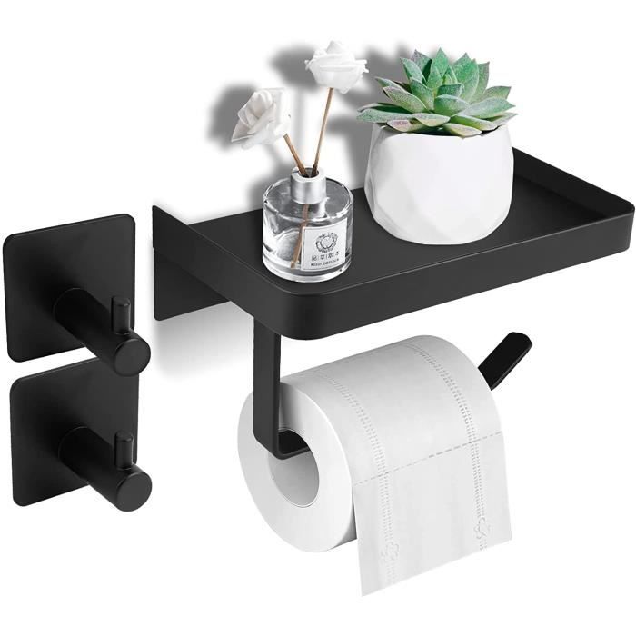 Porte Papier Toilette, Support Papier Toilette Mural sans Percage